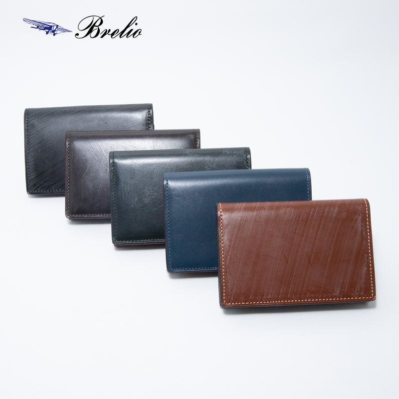 楽天市場】Brelio CLAYTON BRIDLE 名刺入れ風琴マチ [153