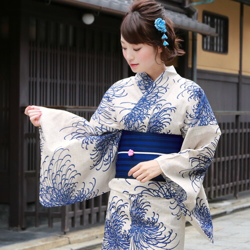 楽天市場】浴衣 セット レトロ レディース 高級綿麻浴衣3点セット