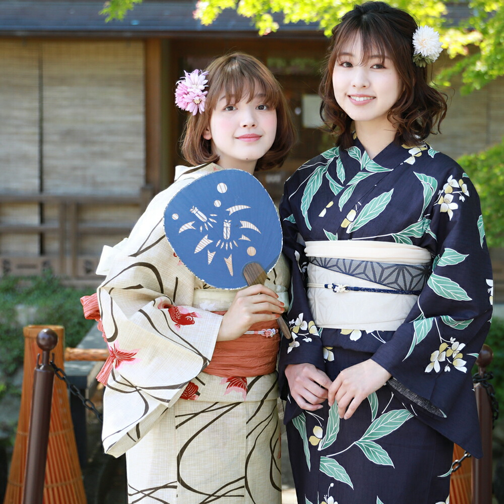 楽天市場】浴衣 セット レディース レトロ 上質 高級変わり織り綿麻