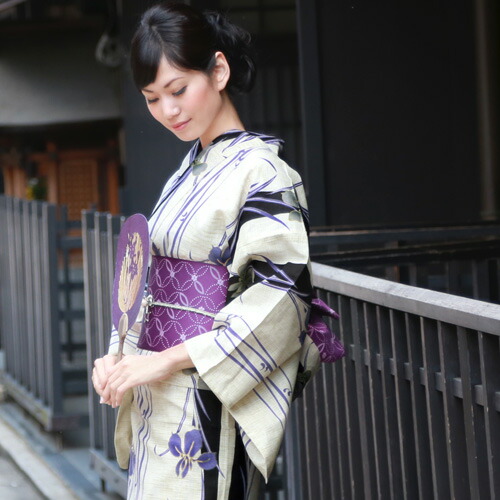 楽天市場】浴衣 レディース セット レトロ 大人 高級綿麻浴衣3点セット