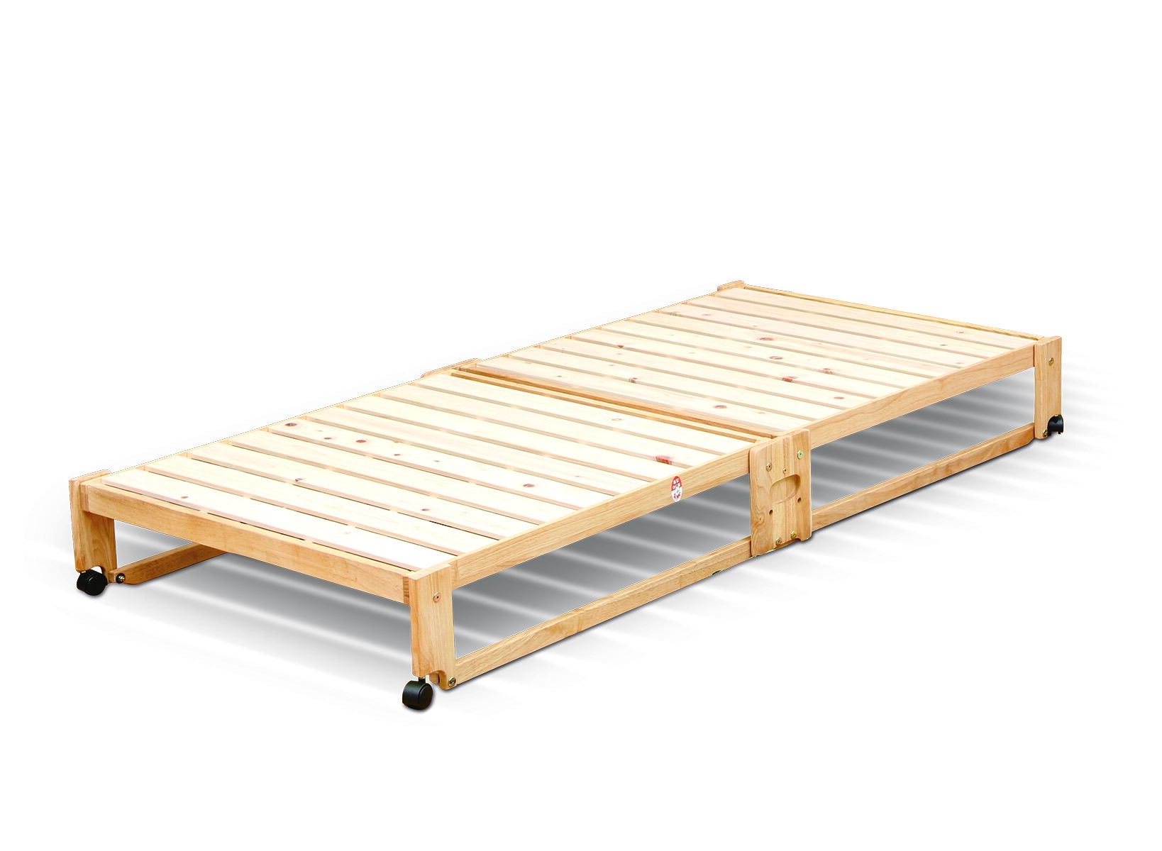 楽天市場】中居木工 折りたたみ ひのきスノコベッド ロータイプ 日本製