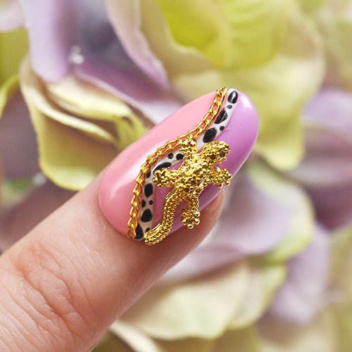 楽天市場】トカゲ ネイルパーツ メタルパーツ ネイルアート ネイル