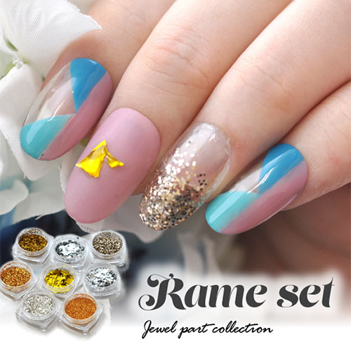 楽天市場】【全品半額coupon事前配布中】ラメ8色セット ゴールド