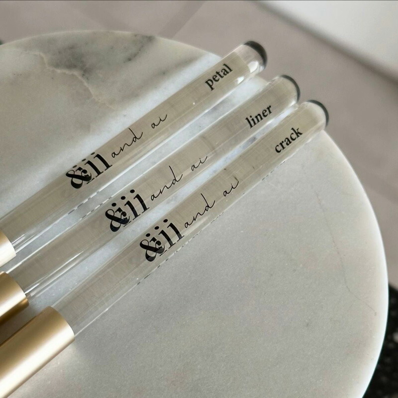 楽天市場】【&iii art brush】極細ライナー クラック用 花びら用ブラシ