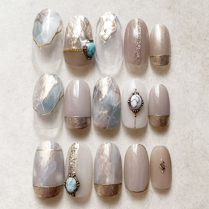 モモネイルパーツ 5つ nail for all 公式 □カラージェル SKIN-V MOMO