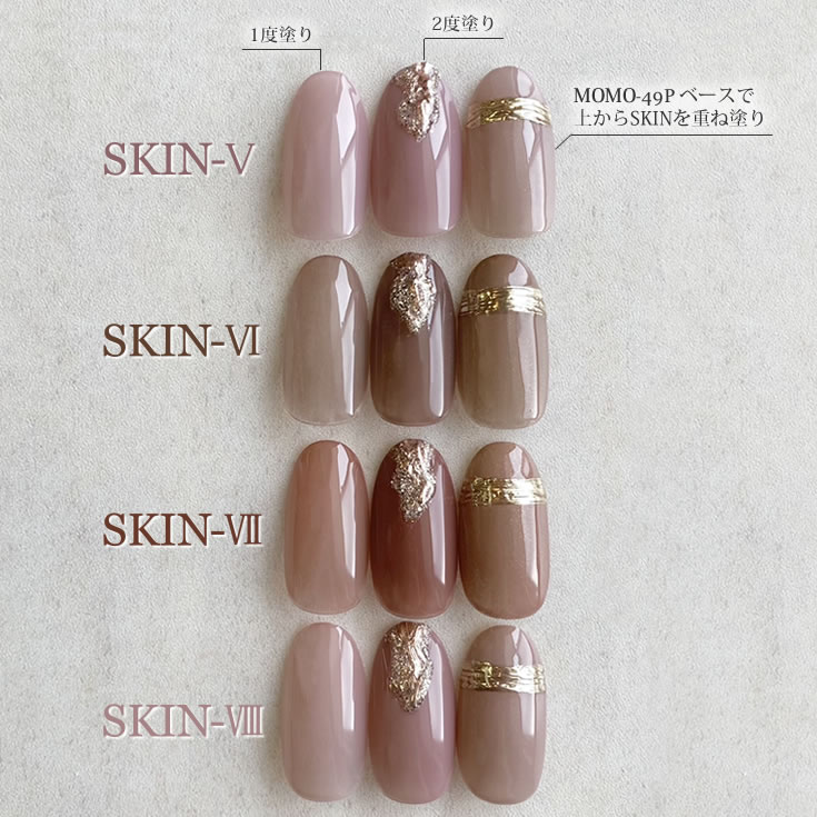楽天市場】□ カラージェル SKIN-V MOMO by nail for all 10g （スキン