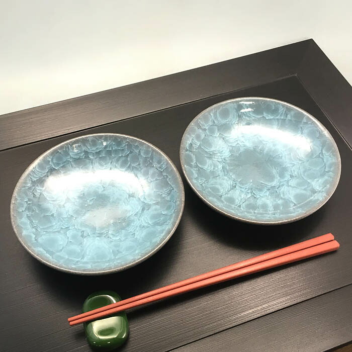 楽天市場】2枚セット 青磁亀甲貫入 14cm 皿 プレート 日本製 美濃焼