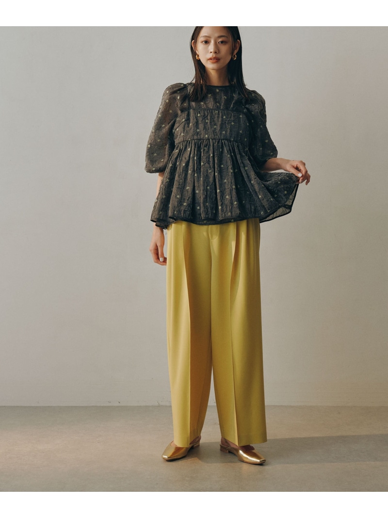 楽天市場】【SALE／50%OFF】ピンタックイージーワイドパンツ NANO