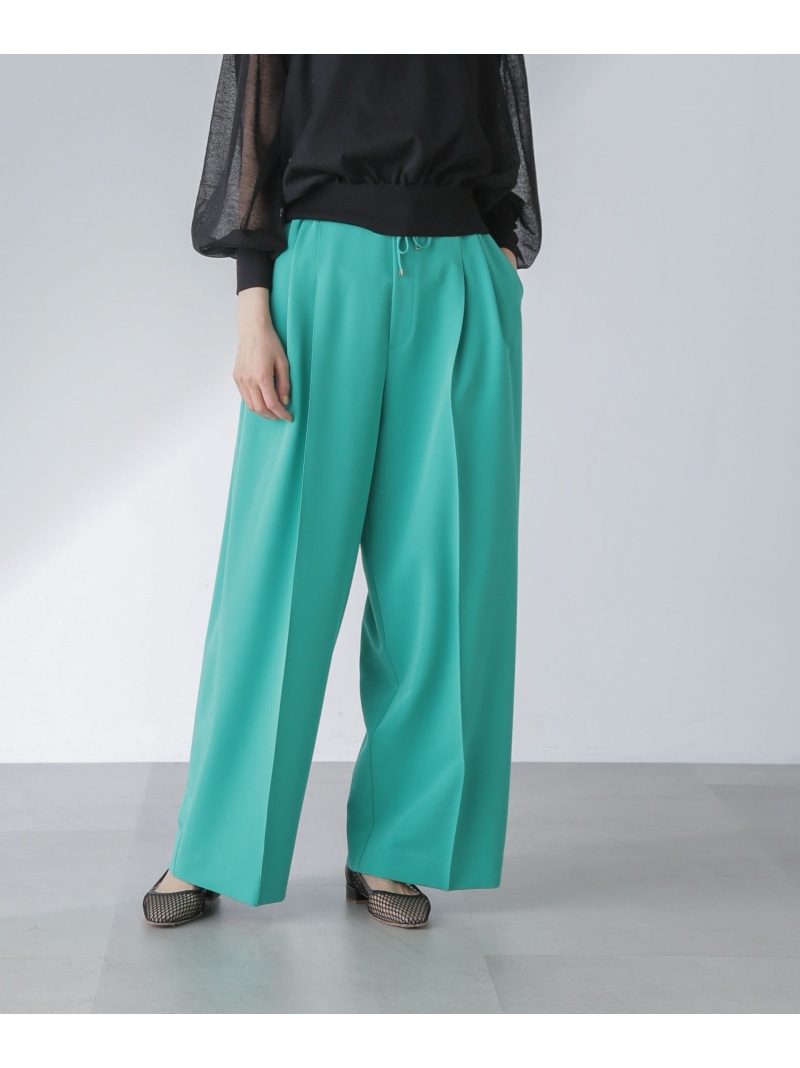 楽天市場】【SALE／50%OFF】ピンタックイージーワイドパンツ NANO