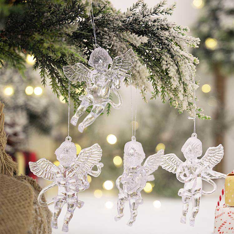 楽天市場】クリスマスツリー オーナメント 8個セット 北欧風 天使