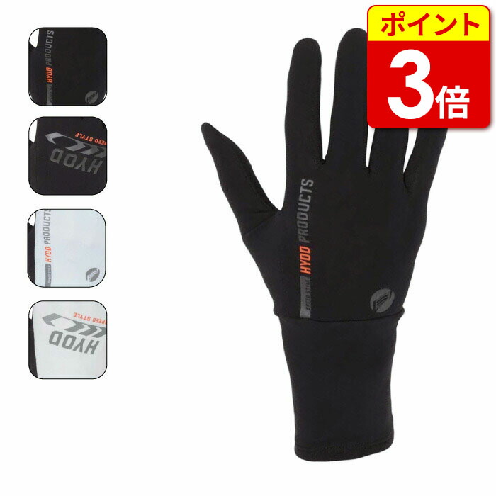 HYODバイク用グローブ ホワイト/オレンジ サイズL HYODバイク用