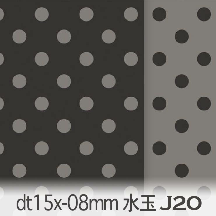 楽天市場】8ミリ ドット(密度15％)×クロ グレー dt15x_08-j20 水玉