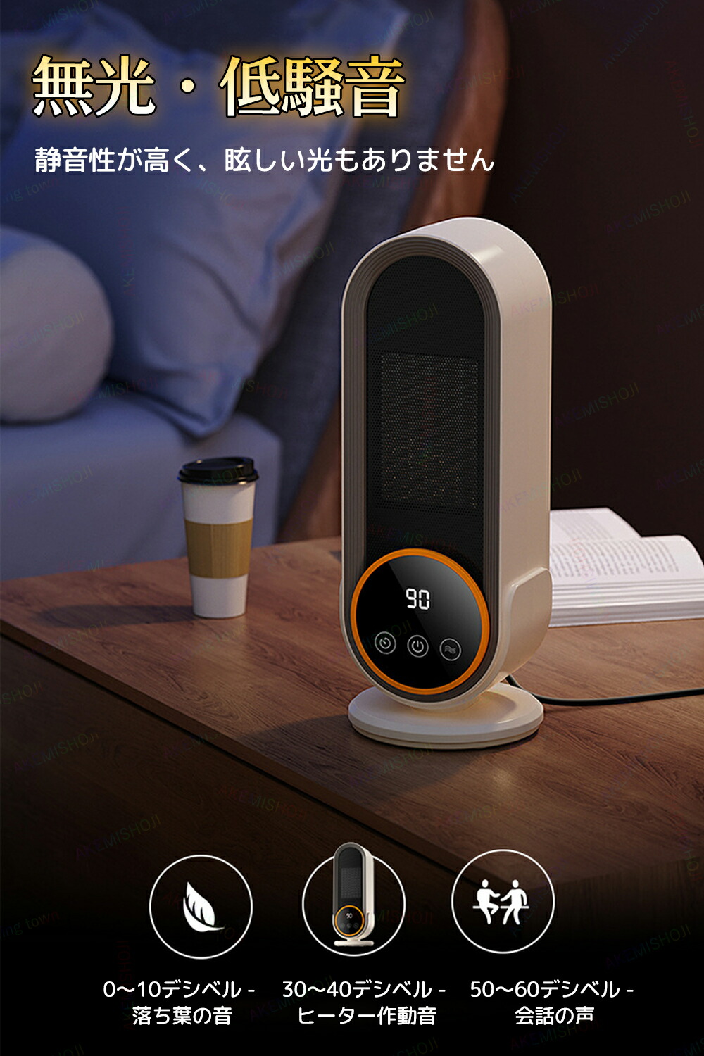 楽天市場】セラミックヒーター 小型ヒーター 電気ファンヒーター