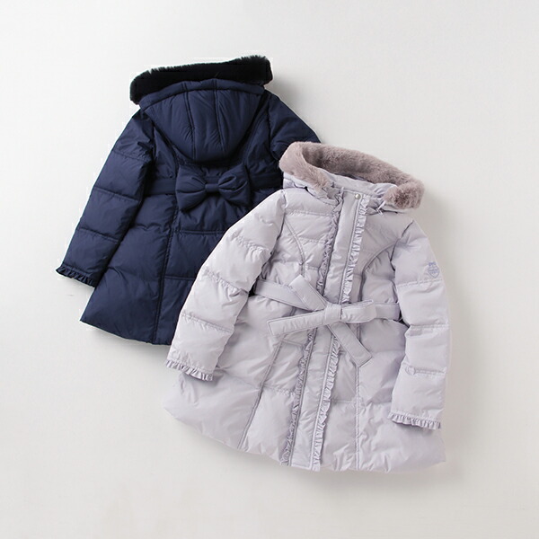 Mezzo Piano フリル付きジャケット グレー 120 二枚重ね Mezzo Piano