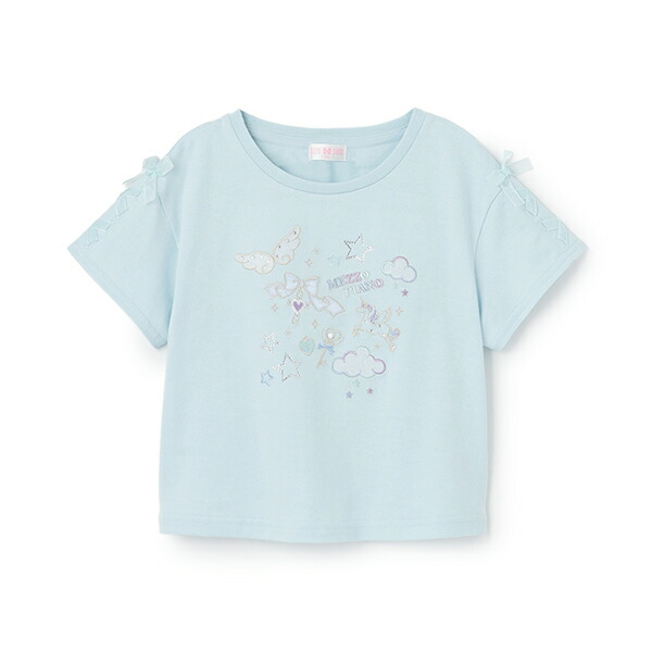 楽天市場】メゾピアノ(mezzo piano)エンジェルモチーフ 半袖Tシャツ