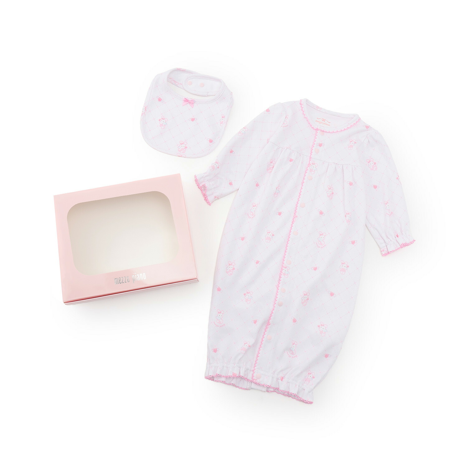 楽天市場】メゾピアノ(mezzo piano)【BOX付】エンジェルウサギ柄2way