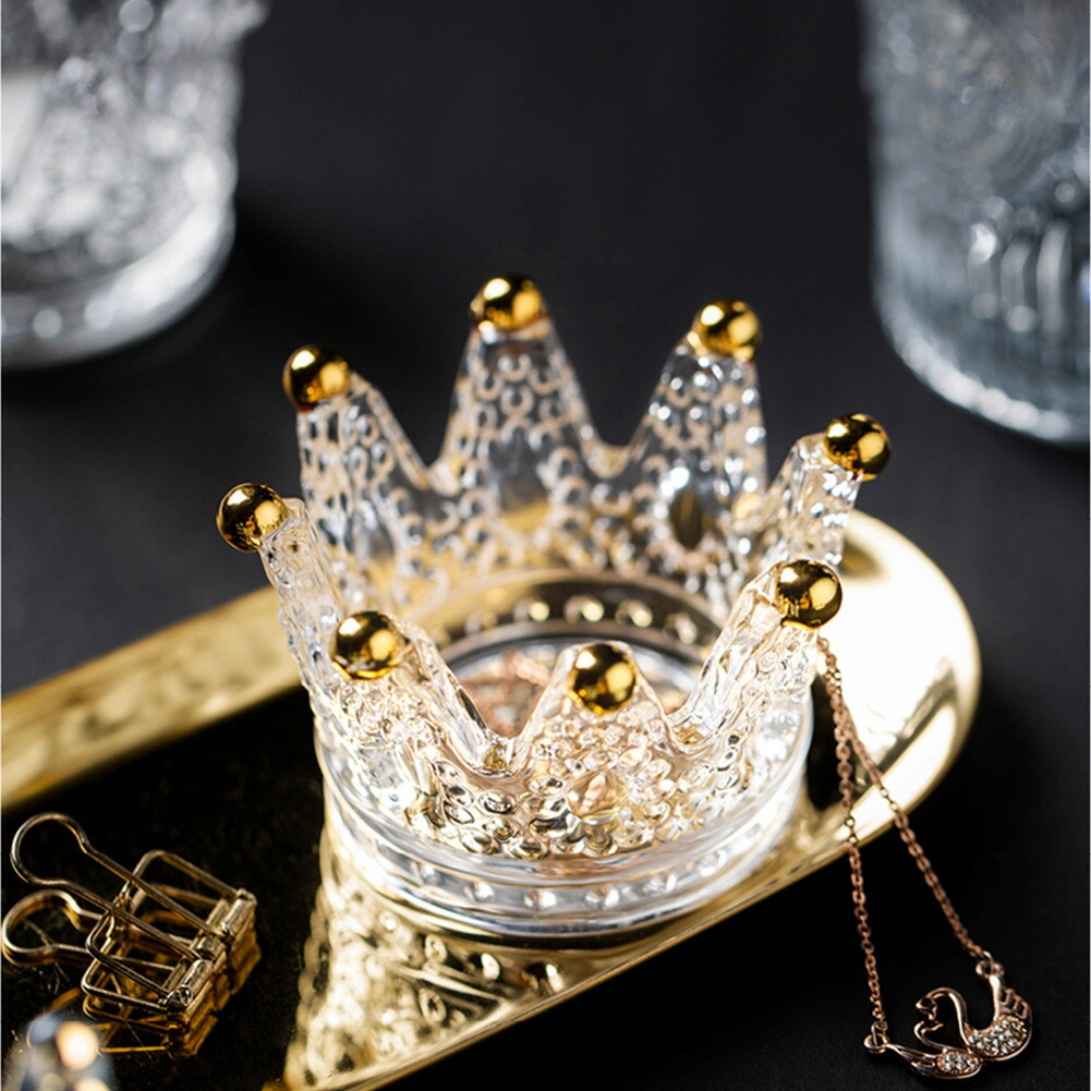 楽天市場】キャンドルホルダー ガラス 王冠 キャンドルスタンド 北欧