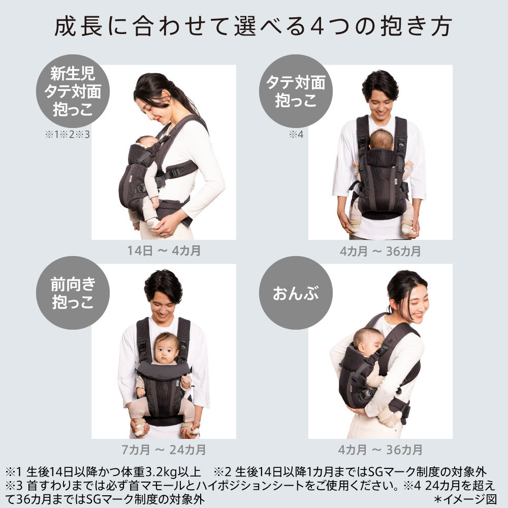 楽天市場】アップリカ ラクリス グレー GR 抱っこ紐 Aprica Laclis