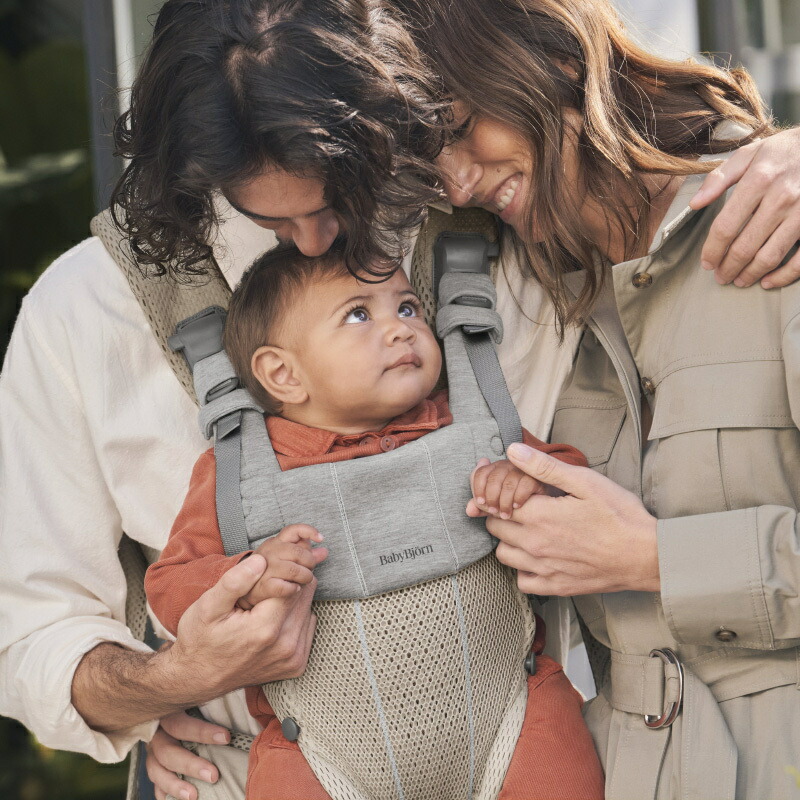 楽天市場】ベビービョルン 抱っこ紐 ハーモニー グレーベージュ