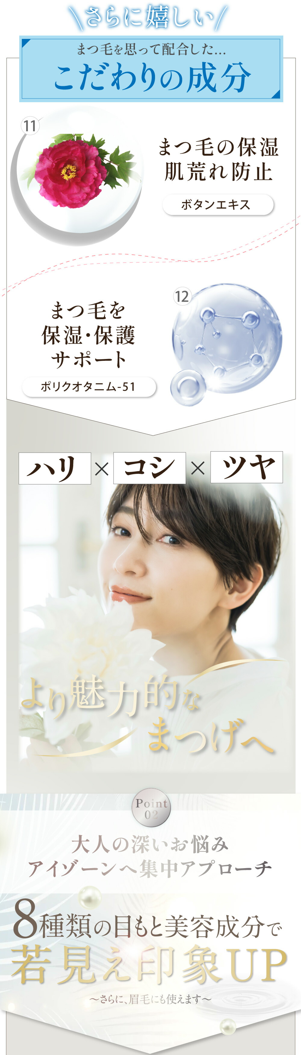 楽天市場】【楽天ランキング1位3冠達成】目もと まつ毛 に ダブル