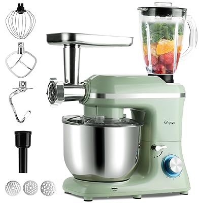 楽天市場】スタンドミキサー 卓上ミキサー 6L 大容量 多機能 ミンチ機