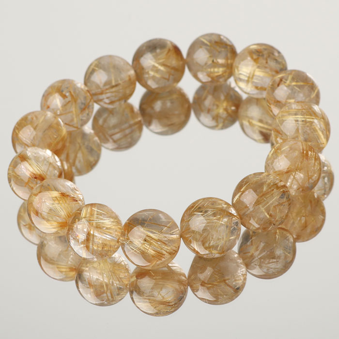 楽天市場】【現品お届け！】鑑別書付き ルチルクォーツ ブレスレット