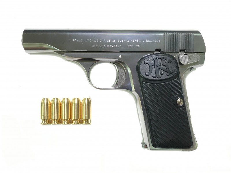 楽天市場】モデルガン マルシン ブローニング M1910 シルバーABS P・F