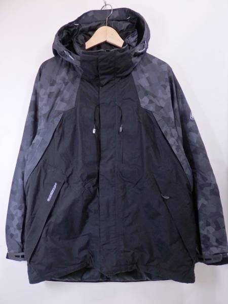 楽天市場】レア NIKE ACG 中綿ナイロンジャケット L 黒×グレー 迷彩