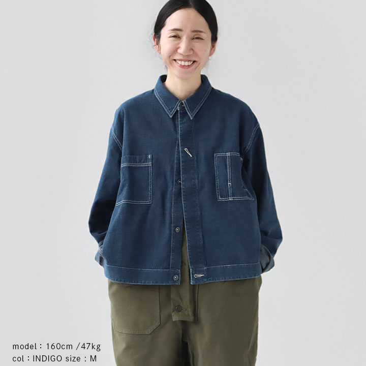 楽天市場】chimala(チマラ) デニムショートワークシャツ(CS39-S13