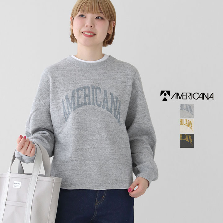 楽天市場】AMERICANA アメリカーナ｜14G裏毛 クロップド カットオフ