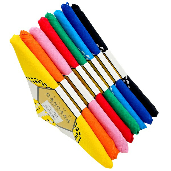 楽天市場】バンダナ ペイズリー柄 イエロー オレンジ レッド グリーン