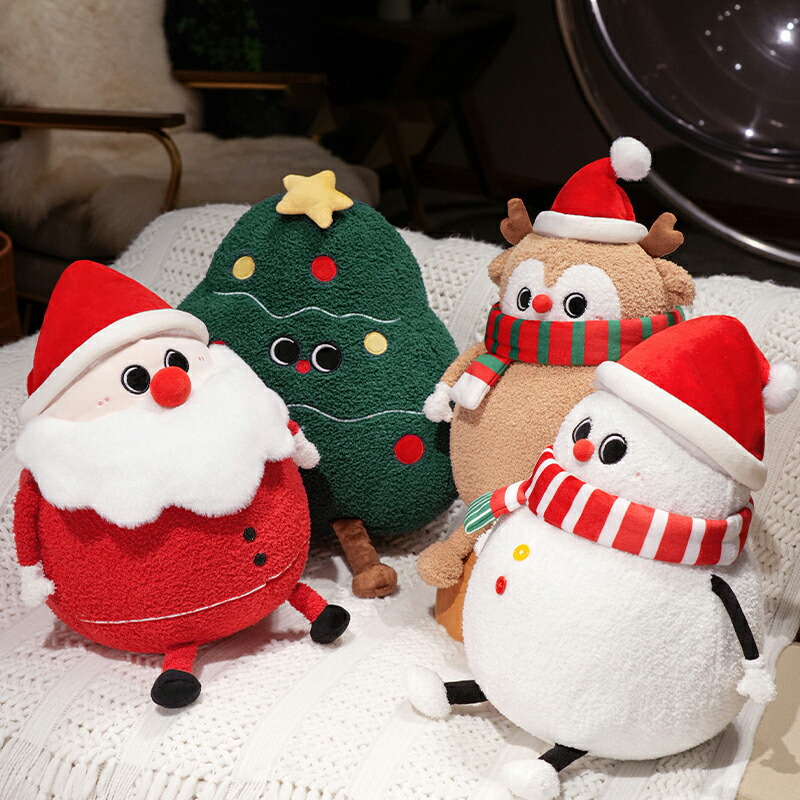 楽天市場】ぬいぐるみ クリスマス サンタさん サンタ トナカイ