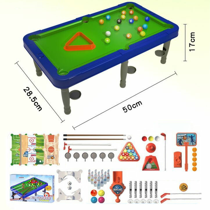 楽天市場】ビリヤードセット 1台6役 家で遊べるおもちゃ ビリヤード台