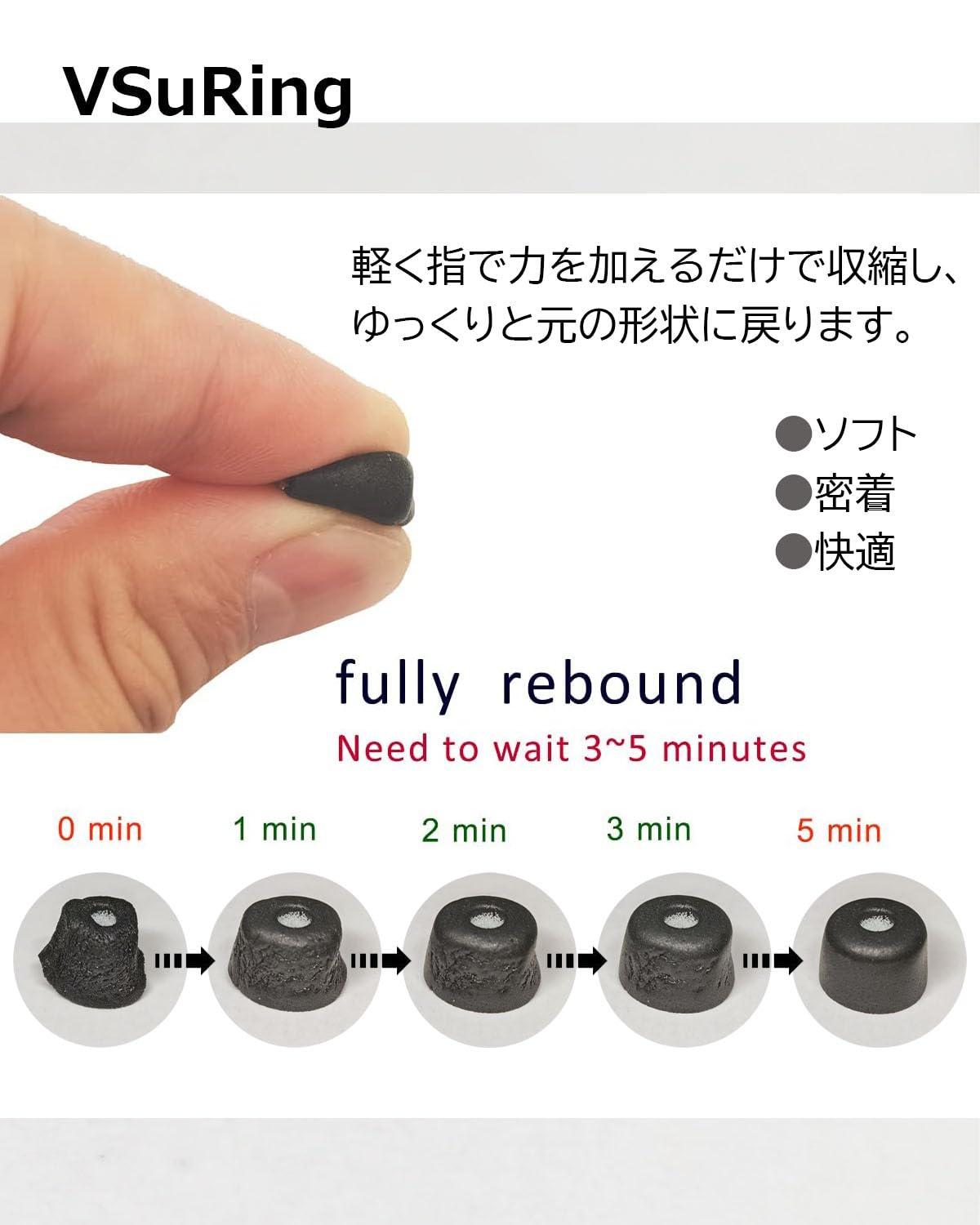 楽天市場】WF-1000XM5 イヤーピース 8個入 低反発 メモリーフォーム