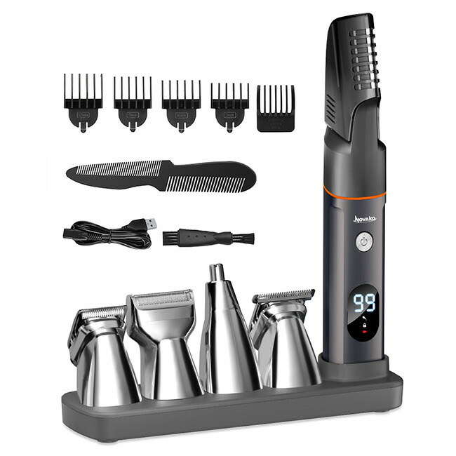 楽天市場】多機能 電気 シェーバー セット - 5in1 防水 バリカン
