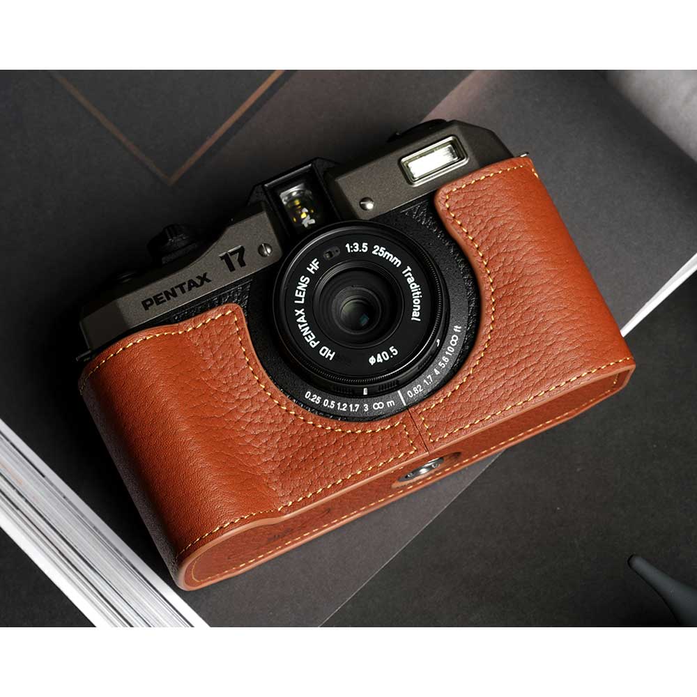楽天市場】PENTAX 17 専用 レザー ケース Volcano ボルケーノ TP