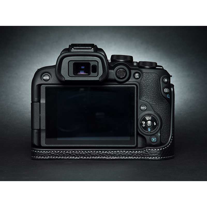 楽天市場】Canon EOS R10 専用 レザー ケース Black ブラック TP