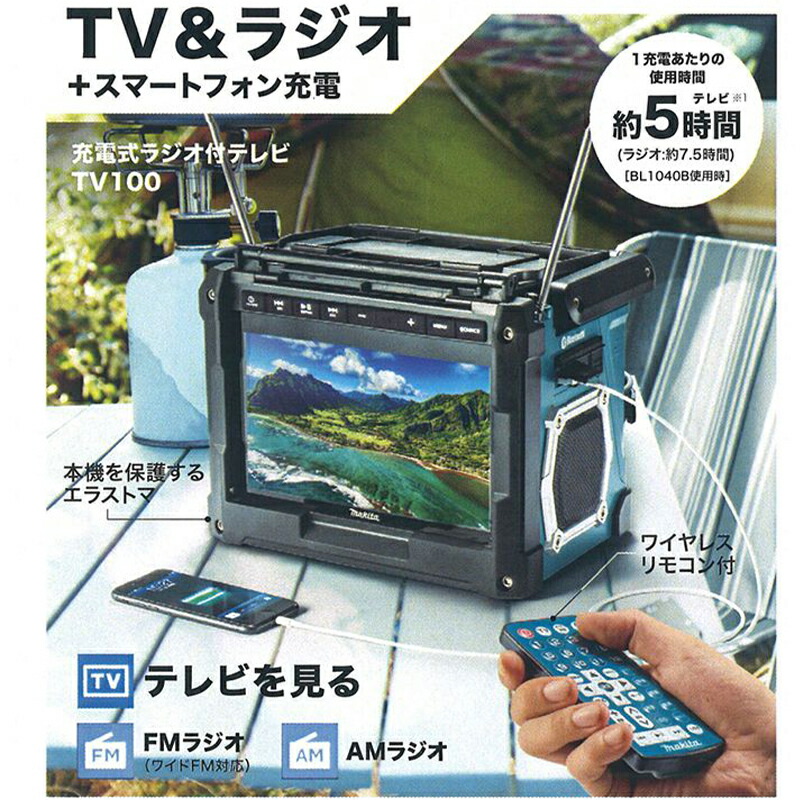 楽天市場】マキタ makita 災害用 TVコンボキット CK1010 ラジオ付き