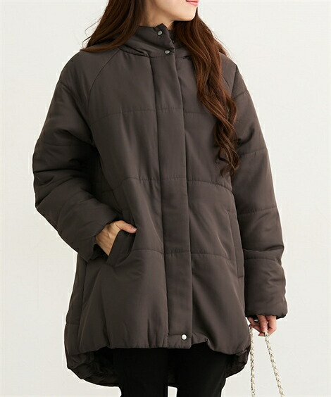 楽天市場】コート アウター レディース ゆったりシルエット フード付