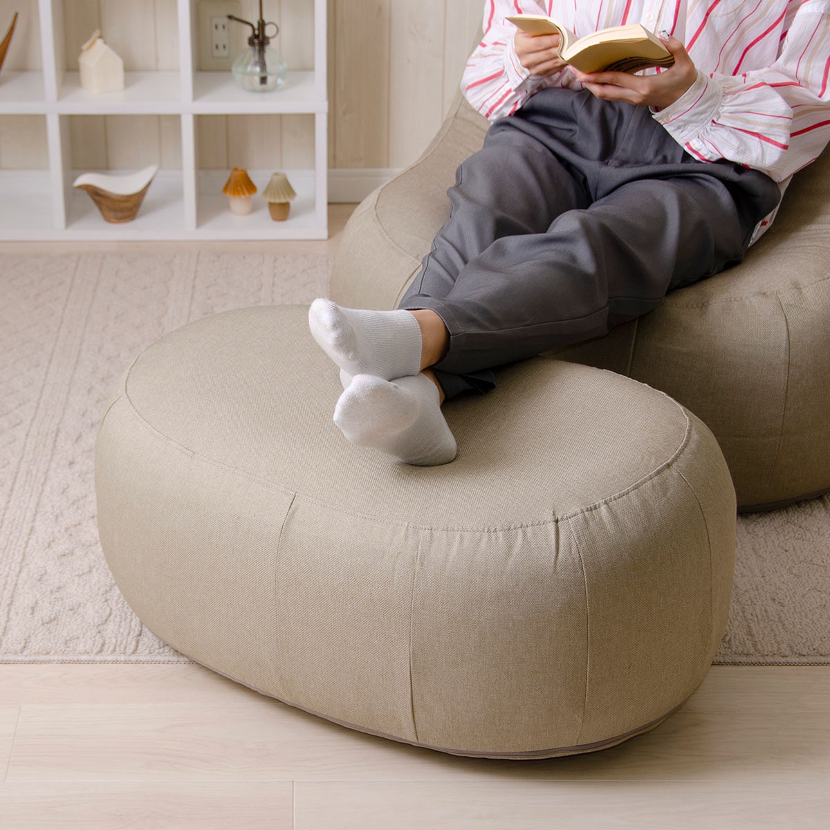 楽天市場】カバーが洗える1人用ふわもちソファセット ニトリ