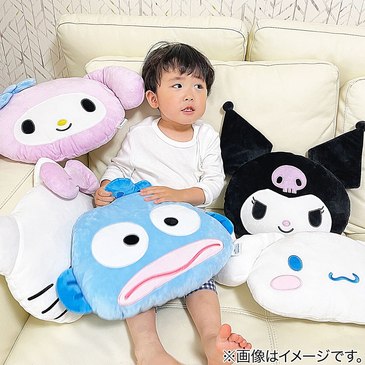 楽天市場】シナモロールフェイスクッション ニトリ 【玄関先迄納品