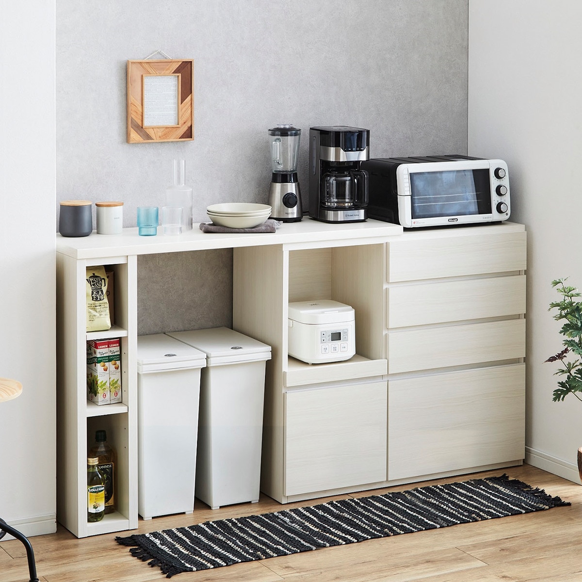 楽天市場】伸縮カウンター (DM02K OP119WW) ニトリ 【配送員設置商品