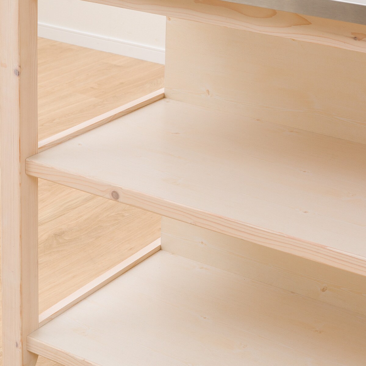 楽天市場】[幅120cm] ワークテーブル (シナモ12078WH ステン) ニトリ