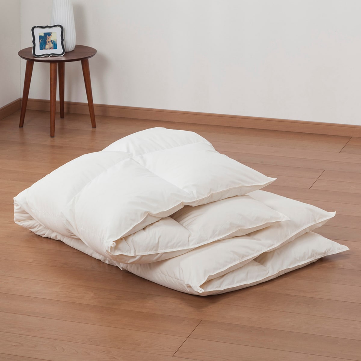 楽天市場】日本製 ホワイトダックダウン90% 羽毛布団(ムーンシャンテン