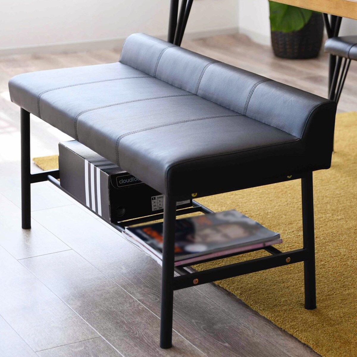 楽天市場】ヴィンテージ風 棚付きベンチ ニトリ メーカー直送・送料