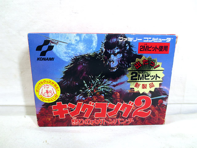 楽天市場】美品 コナミ FC ファミコン キングコング2 怒りのメガトン
