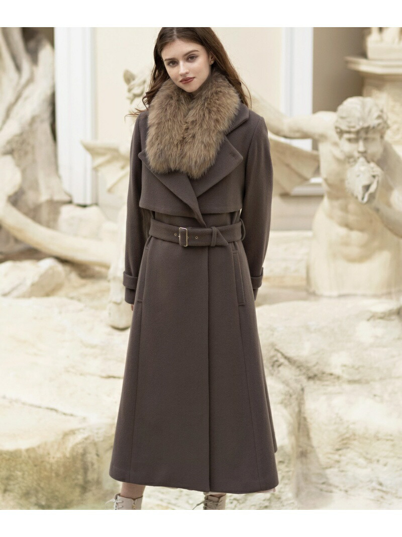 楽天市場】【SALE／70%OFF】2WAYカラーウールトレンチコート Noela