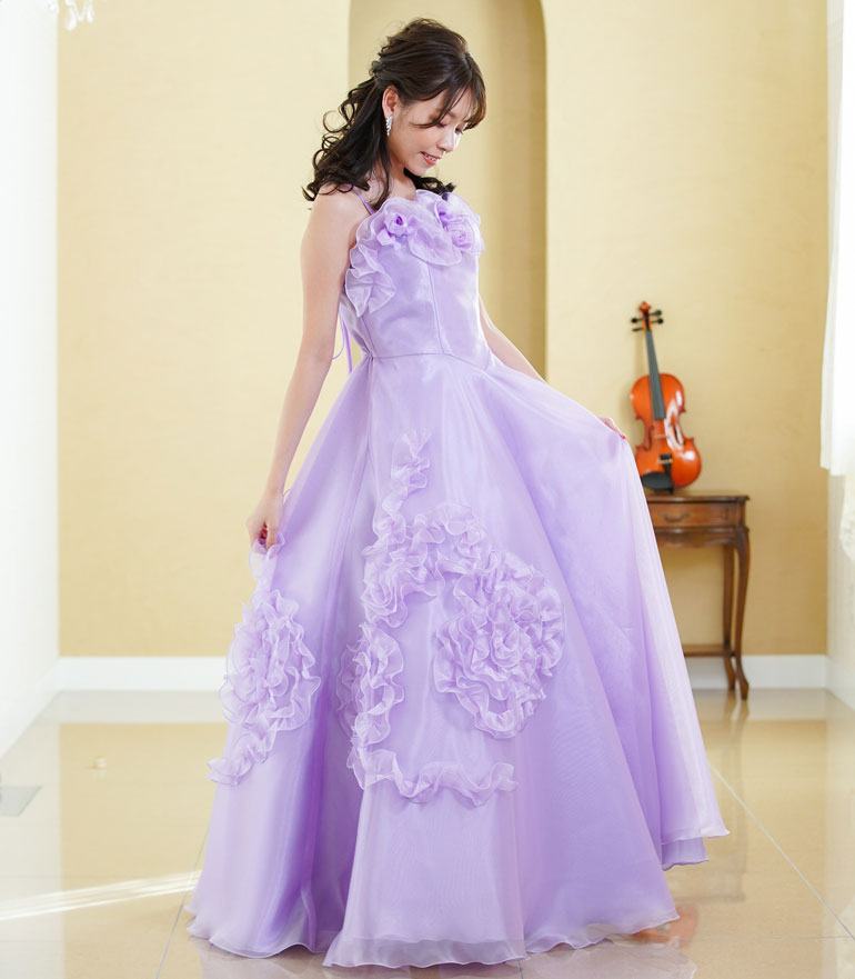 楽天市場】演奏会用ドレス 演奏会 ドレス コルセット型 花 ロング