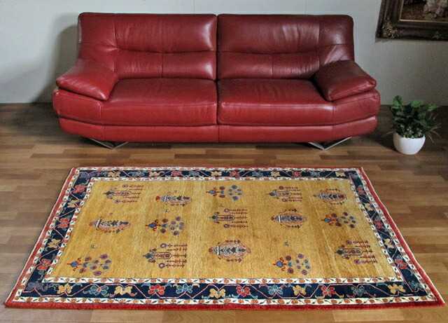 楽天市場】イラン製 ゾランヴァリ ギャッベ 188×124cm リビングサイズ