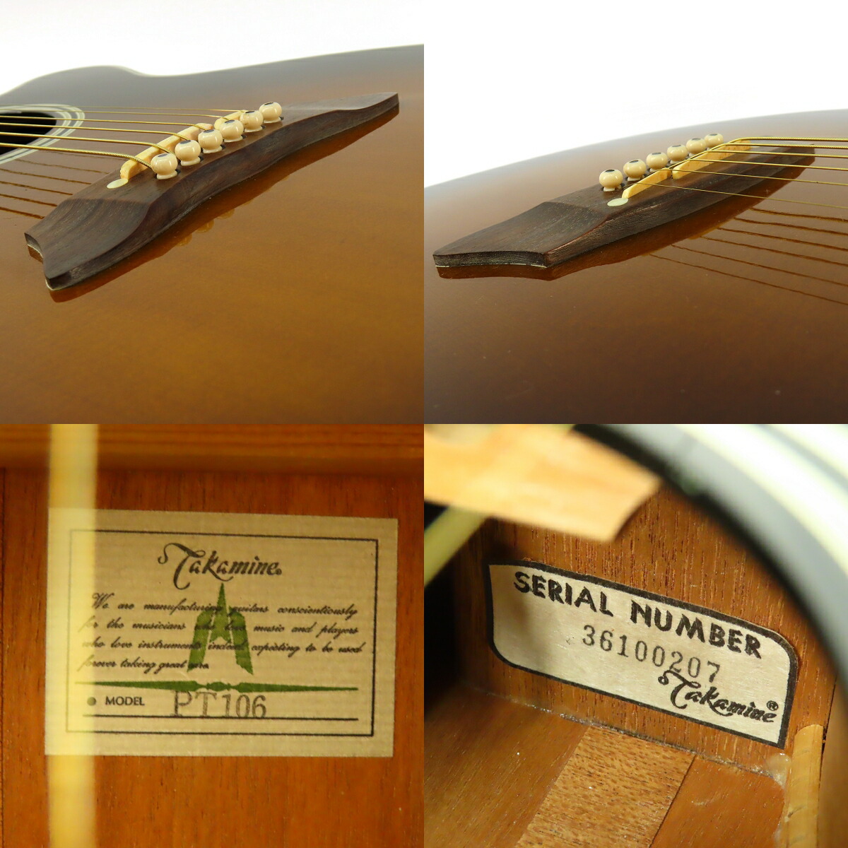 楽天市場】Takamine【PT106】サンバースト【中古/エレクトリック